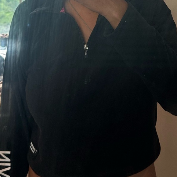 Calvin Klein Quarter Zip Sweatshirt - Picture 2 of 4